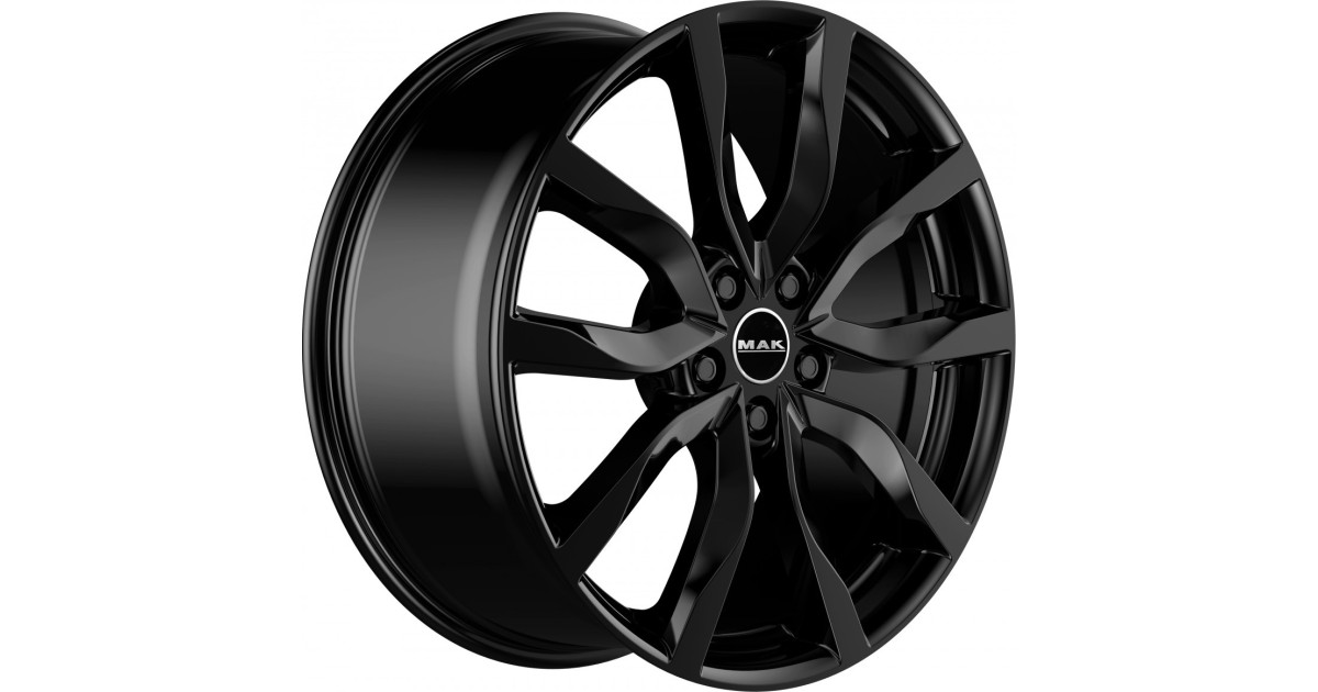 Jante Alu  MAK HIGHLANDS (GLOSS BLACK) 9,0x21 5x108 ET38,5 , Alésage 63.4