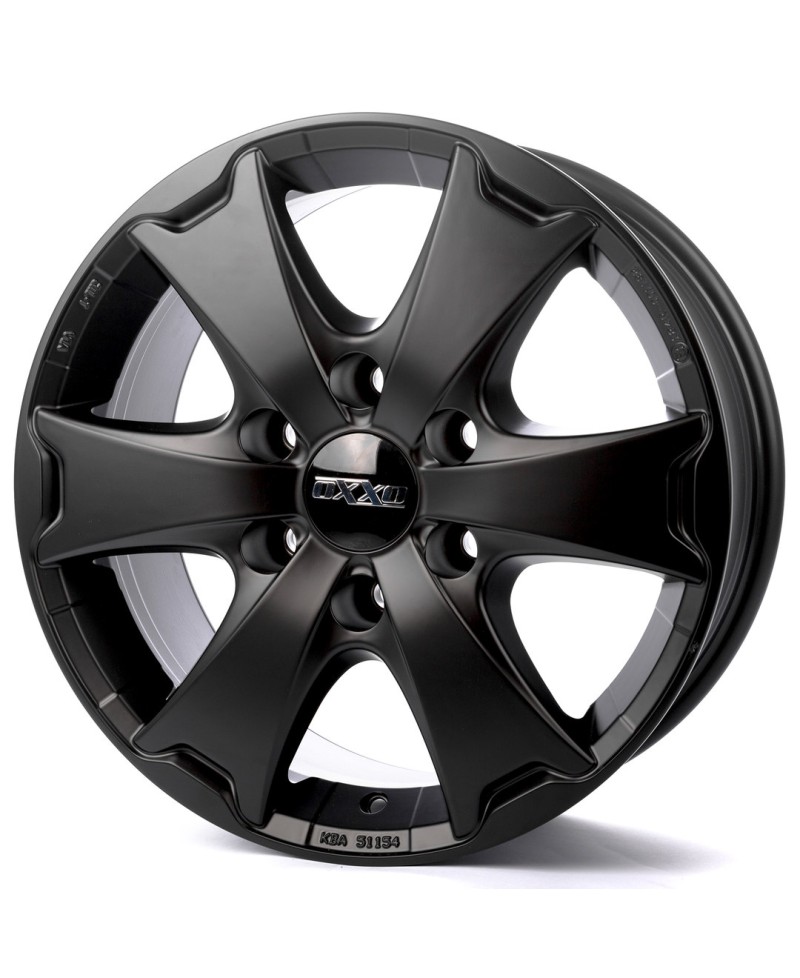 Jante Alu OXXO AVENTURA MATT BLACK (OX13) 7,5x18 6x114.3 ET45 , Alésage 66.1