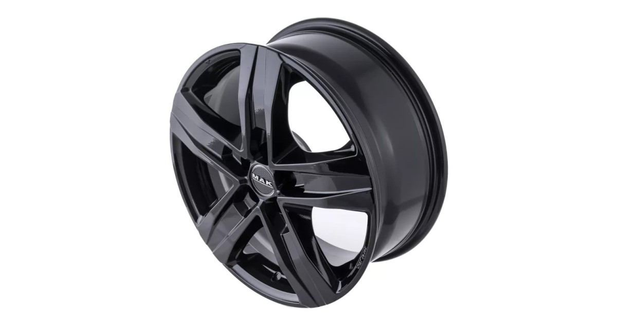 Jante Alu   MAK STONE 5 GLOSS BLACK 6,5x16 5x118 ET65, Alésage 71.1