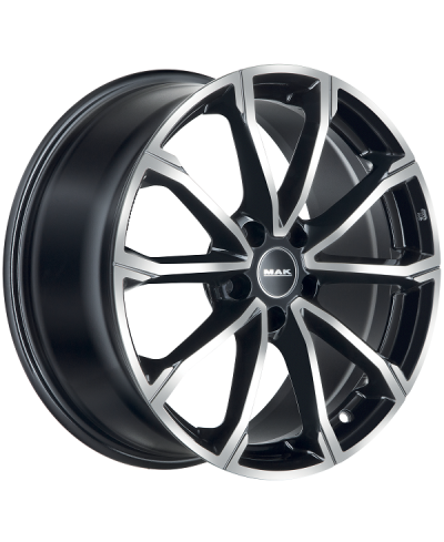 Jante Alu MAK DaVinci 4 (BLACK MIRROR) 7x17 4x108 ET42 , Alésage 65.1