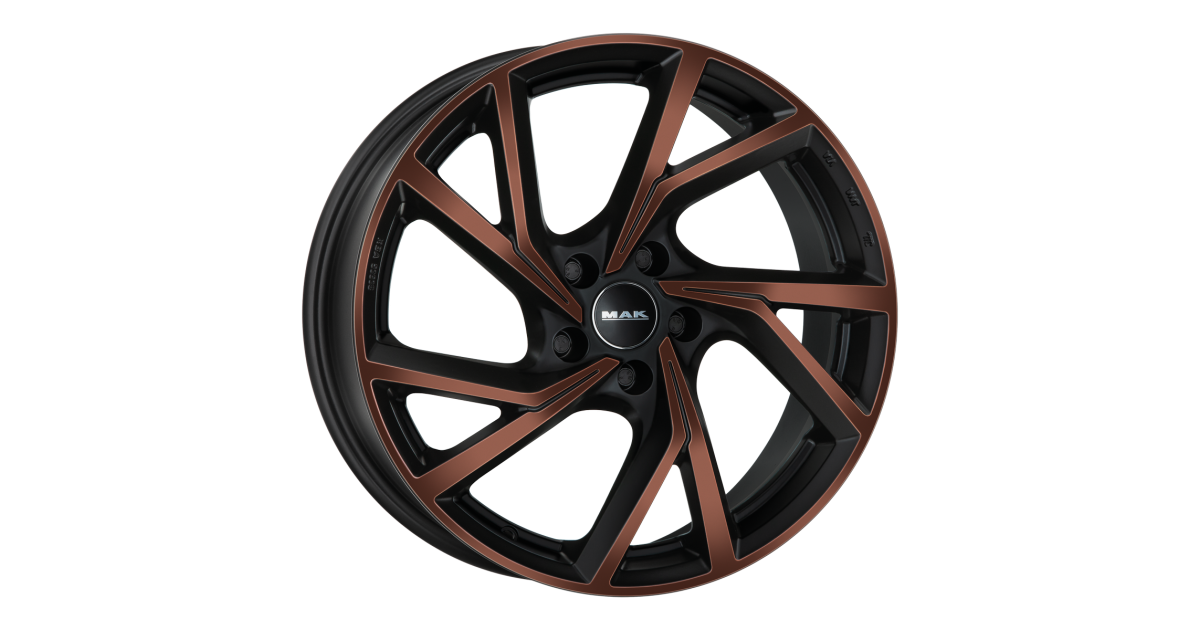 Jante Alu  MAK KASSEL BLACK & BRONZE 8x19 5x112 ET40, Alésage 76
