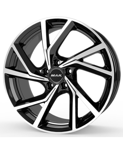 Jante Alu MAK KASSEL BLACK MIRROR 7x17 5x100 ET46 , Alésage 57.1
