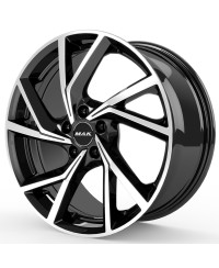Jante Alu MAK KASSEL BLACK MIRROR 7x17 5x100 ET46 , Alésage 57.1