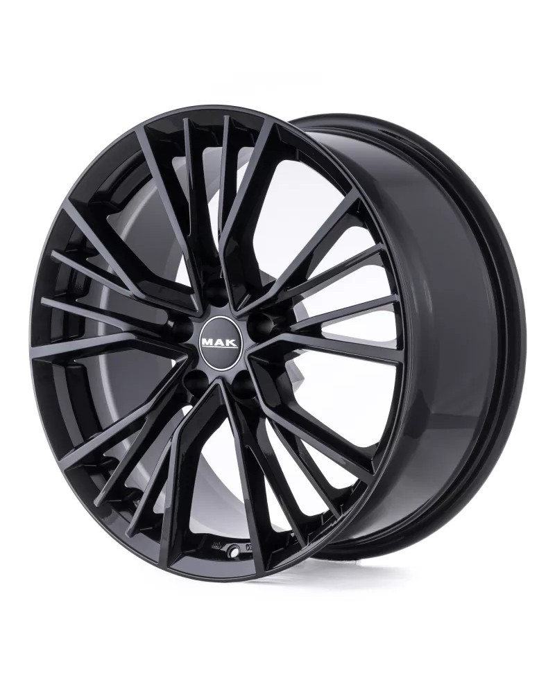 Jante Alu MAK UNION GLOSS BLACK 8,5x21 5x112 ET33 , Alésage 66.45