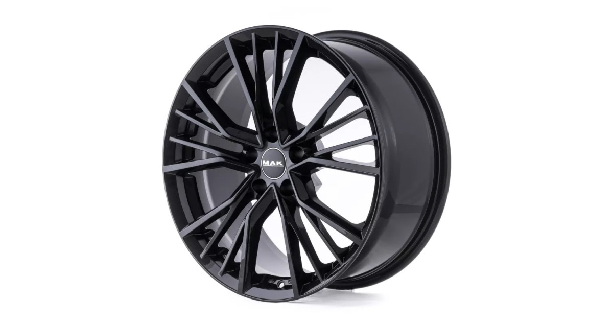 Jante Alu MAK UNION GLOSS BLACK 8,5x21 5x112 ET33 , Alésage 66.45