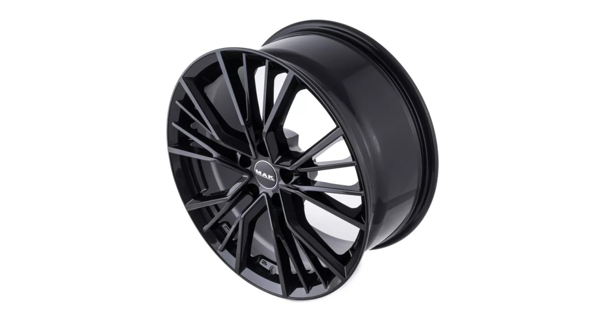 Jante Alu MAK UNION GLOSS BLACK 8,5x21 5x112 ET33 , Alésage 66.45