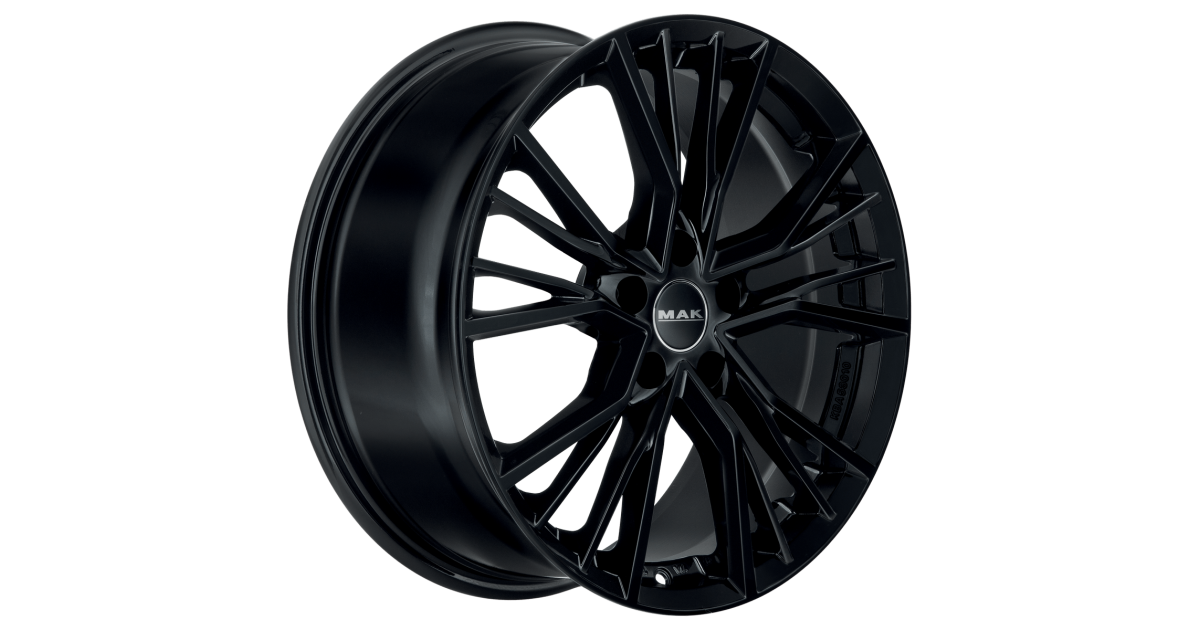 Jante Alu MAK UNION GLOSS BLACK 8,5x21 5x112 ET33 , Alésage 66.45