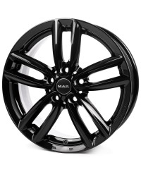 Jante Alu MAK OXFORD GLOSS BLACK 7x17 5x112 ET54 , Alésage 66.6
