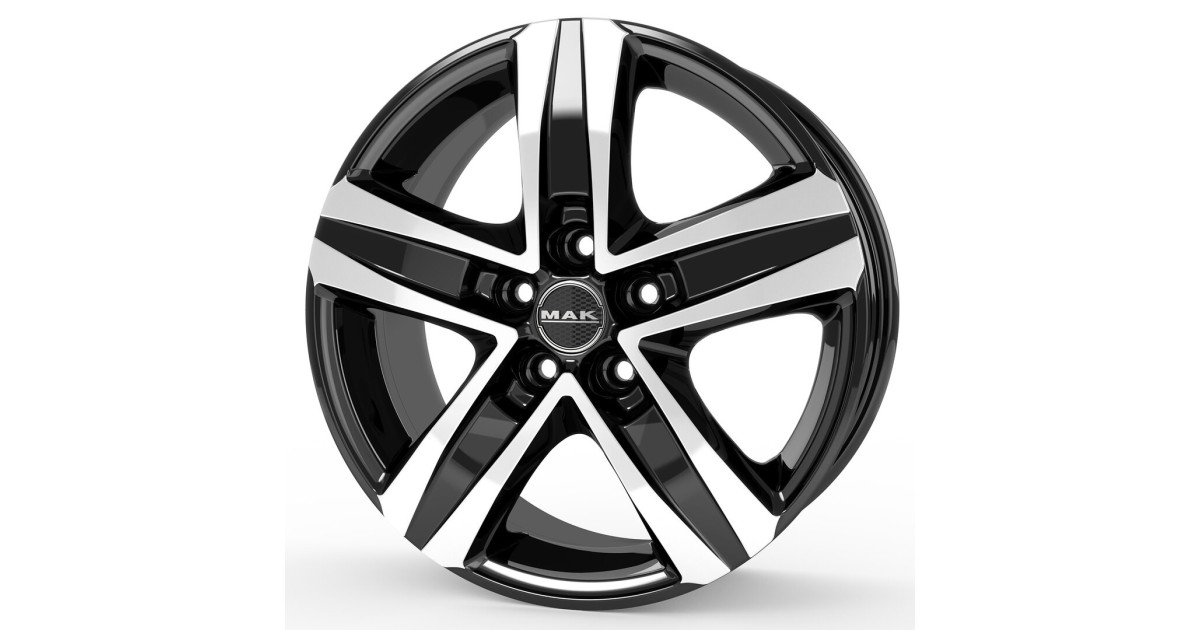 Jante Alu  MAK STONE 5 (BLACK MIRROR) 7,5x18 5x118 ET58 , Alésage 71.1