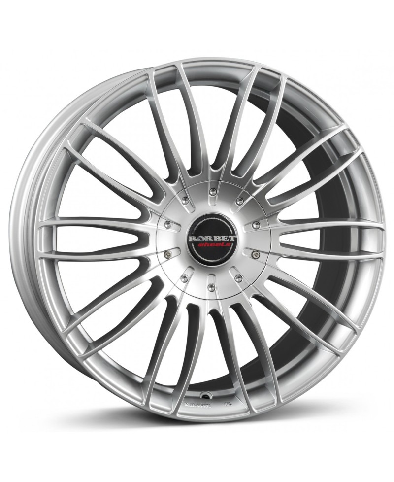 Jante Alu BORBET CW3 sterling silver 9x21 5x108 ET40 , Alésage 63.4