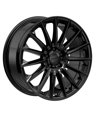 Jante ALU, Wheelworld - 2DRV WH39/ SW+ Noir brillant laqué 9.5X22 5/ 112 ET32, Alésage 66.6