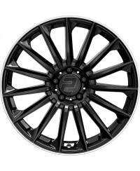 Jante ALU, Wheelworld - 2DRV WH39 SW+ Noir brillant laqué / Bord poli 9.5X22 5/ 112 ET32, Alésage 66.6