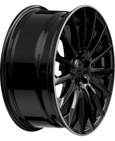 Jante ALU, Wheelworld - 2DRV WH39 SW+ Noir brillant laqué / Bord poli 9.5X22 5/ 112 ET32, Alésage 66.6