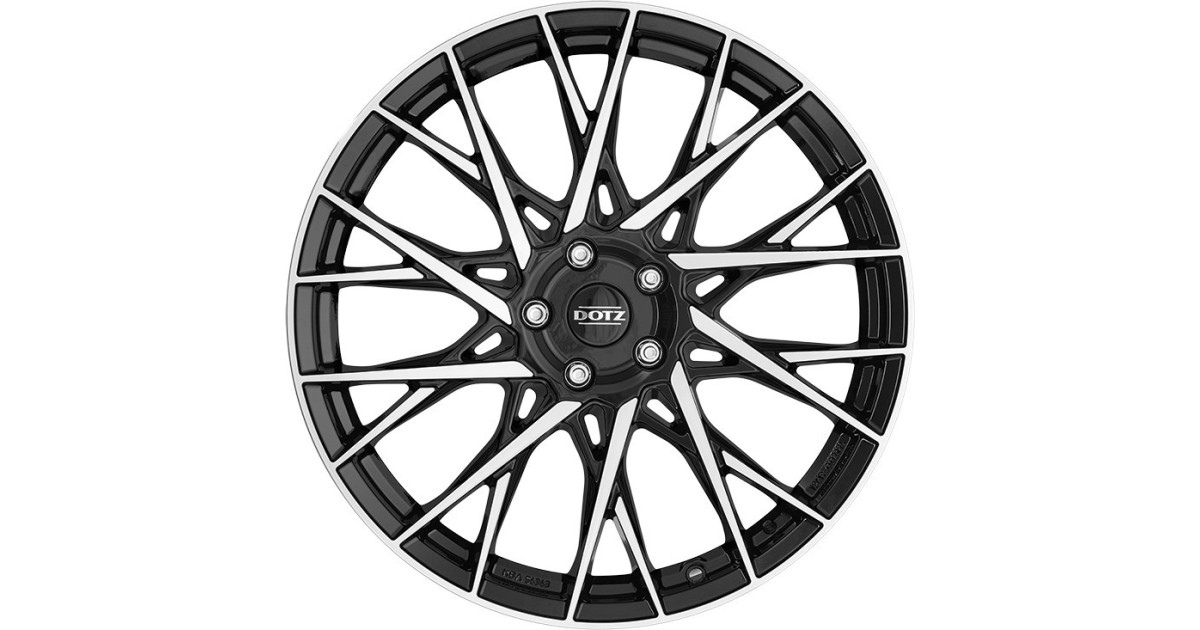 Jante ALU, Dotz  Fuji Black/ Polished  8X20 5/ 112 ET41, Alésage 57.1