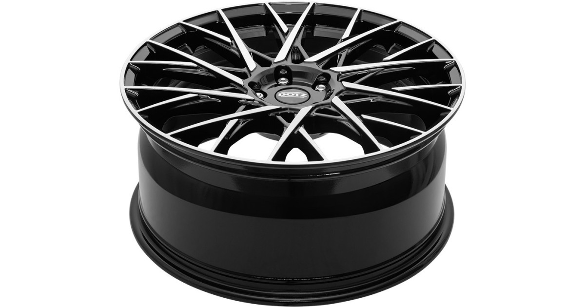 Jante ALU, Dotz Fuji black / polished 7.5X18 5/ 114.3 ET48, Alésage 71.6