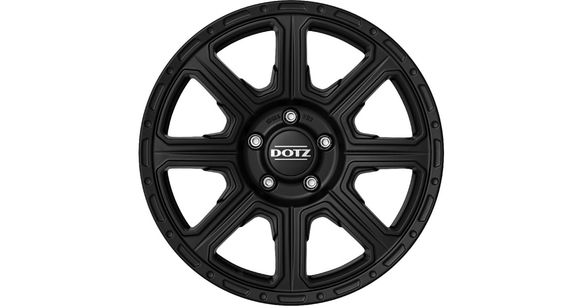 Jante ALU, Dotz Kalahari black matt 8X18 5/ 120 ET30, Alésage 72.6