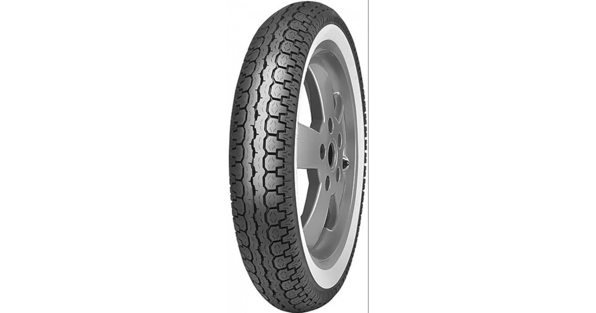 MITAS B14 WW 3.50 -10 51J  TT BANDE BLANCHE