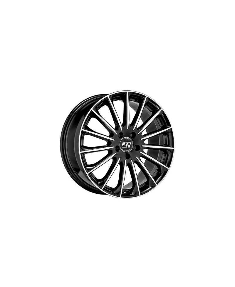 Jante ALU, MSW 30/GBFP/ET45 GLOSS BLACK F. POL., 9.50X19 5/112 ET45, Alésage 73.10