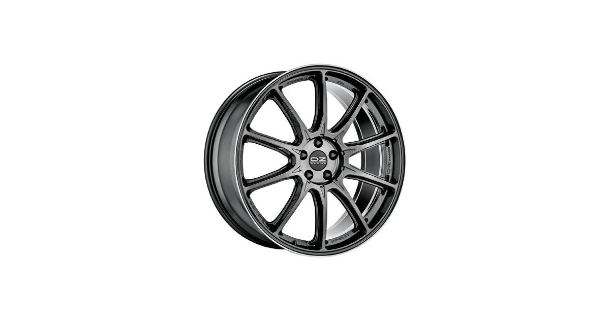 Jante ALU, OZ HYPERXT/SGDL/52 STAR GRAPHITE D. LIP, 9.50X22 5/120 ET52, Alésage 72.56