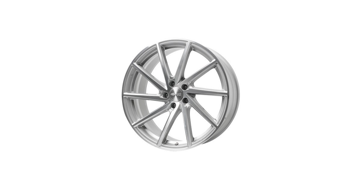 Jante ALU, Brock B37/KSVP/ET38.5 kristallsilber front-poliert, 9X20 5/108 ET38.5, Alésage 63.40