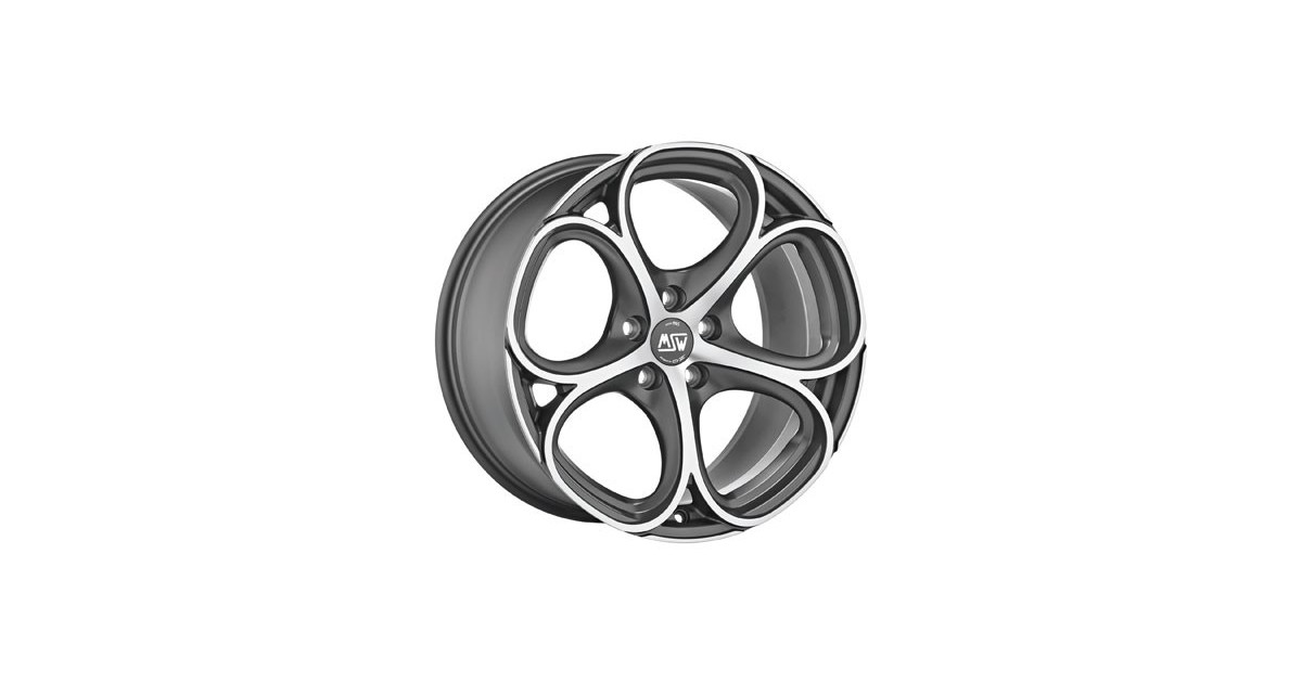 Jante ALU, MSW 82/GMP/ET25 GUN METAL POLIERT, 9X20 5/112 ET25, Alésage 73.10