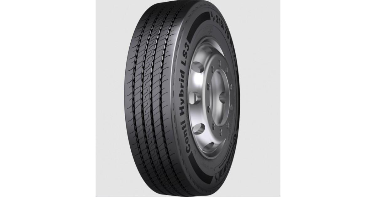 CONTINENTAL 215/75 R17.5 126/124M HYBRID LS3 M+S DIRECCION REGIONAL, 3PMSF