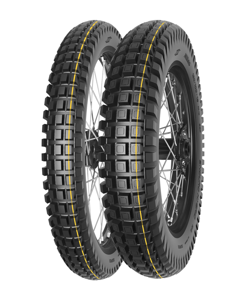 MITAS ENDURO HYBRID SUPER 120/ 100 -18 68P  TL , M+S (Bande jaune)