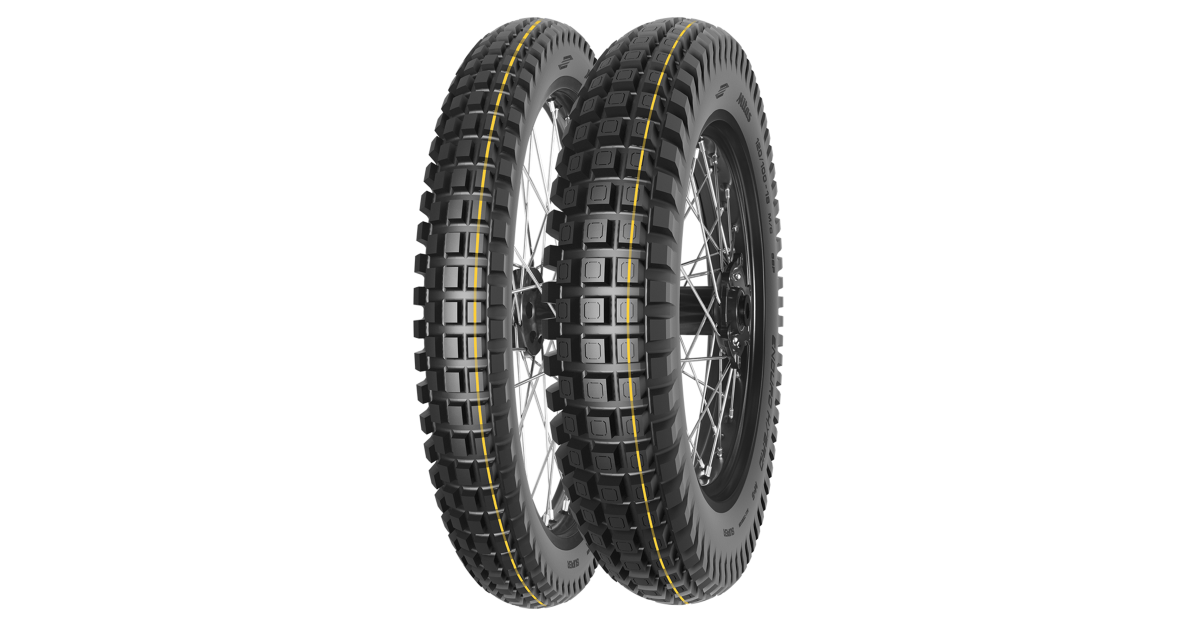 MITAS ENDURO HYBRID SUPER 120/ 100 -18 68P  TL , M+S (Bande jaune)