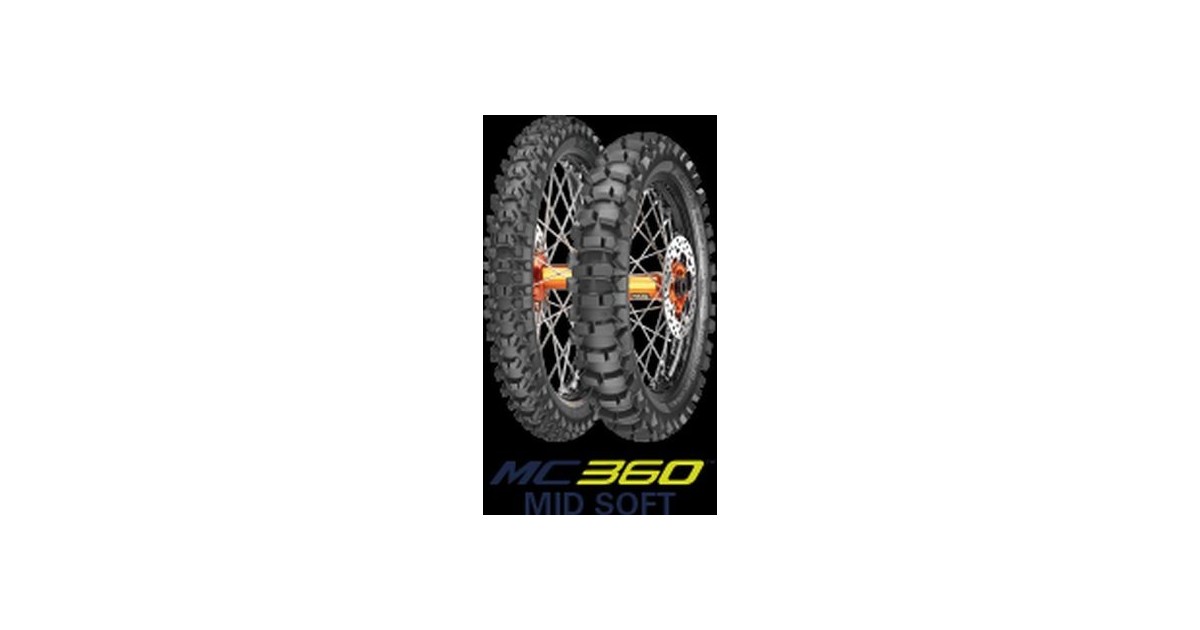 Pneu moto,  Metzeler MC360 MID SOFT  Front 90/90-21  54M TT NHS MST