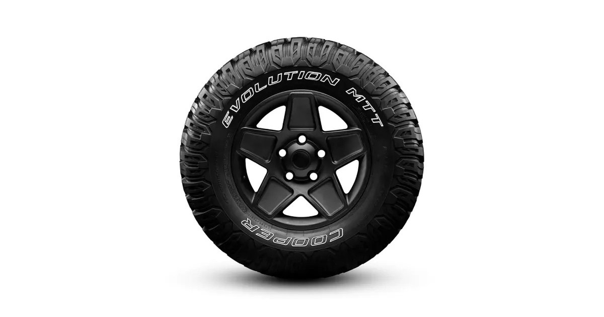 COOPER EVOLUTION MTT MUD OWL 255/ 70 R16 108Q , M+S , POR,  LETTRAGE BLANC