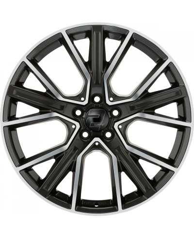 Jante ALU, Wheelworld - 2DRV WH34 DGMP+ Dark Gunmetal (Anthracite foncé Face polie), 9X21 5/112 ET38, Alésage 66.6