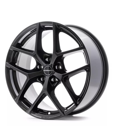 Jante Alu BORBET Y  Glossy Black 8x18 5x112 ET44 , Alésage 57.1