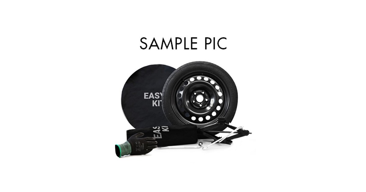 EASY KIT Galette ACIER 4*17 / 5-112 ET 12 / pneu 155/90