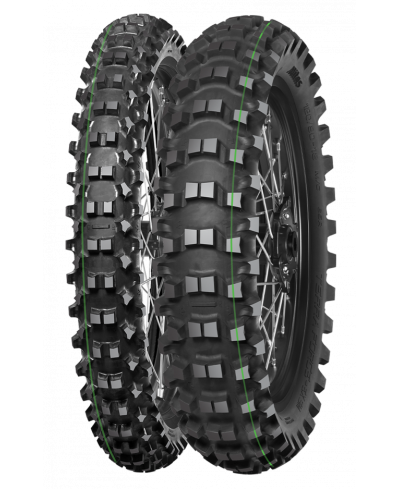 MITAS TERRA FORCE-EX SM SUPER LIGHT 120/ 90 -18 65R  TT (Bande verte)