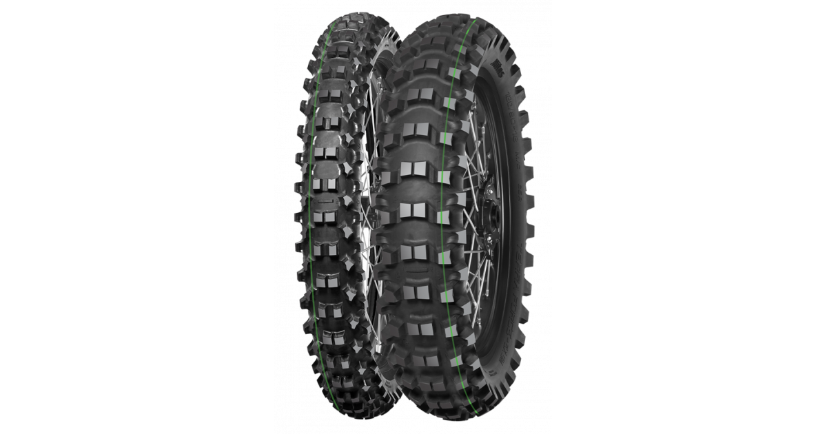 MITAS TERRA FORCE-EX SM SUPER LIGHT 120/ 90 -18 65R  TT (Bande verte)