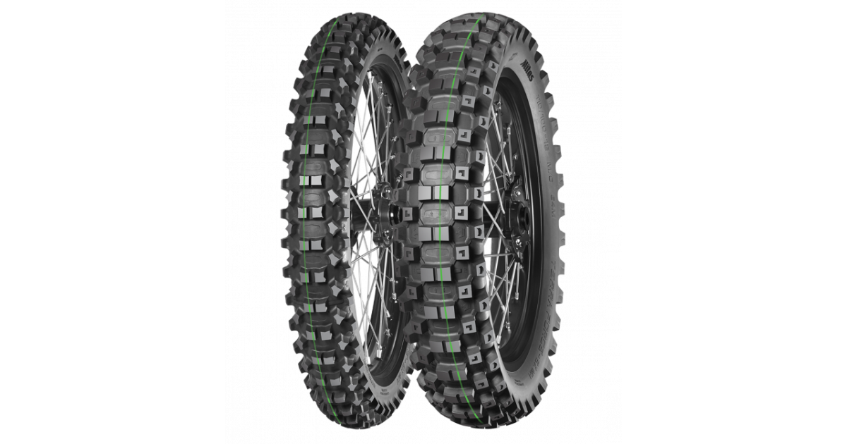 MITAS TERRA FORCE-EX MH SUPER LIGHT Rear 110/ 100 -18 64M  TT (Bande verte)