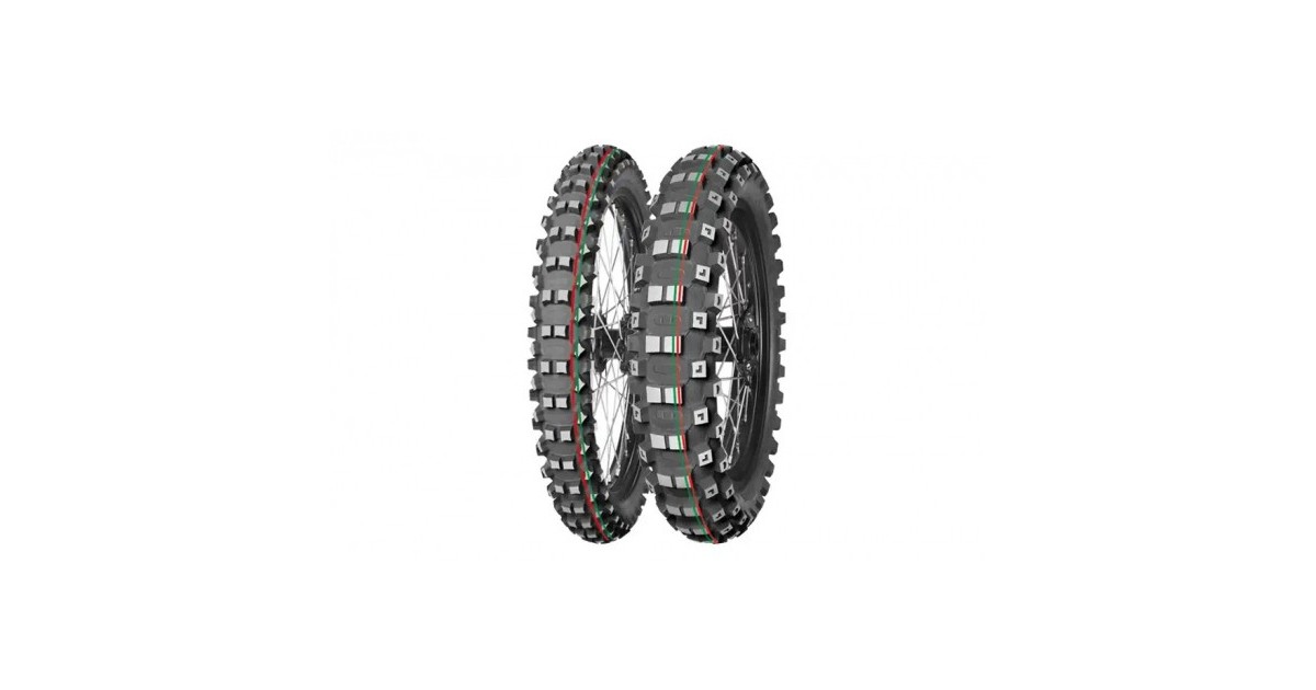 MITAS TERRA FORCE-MX MH  60/ 100 -14 29M TT NHS (Red & Green stripe)