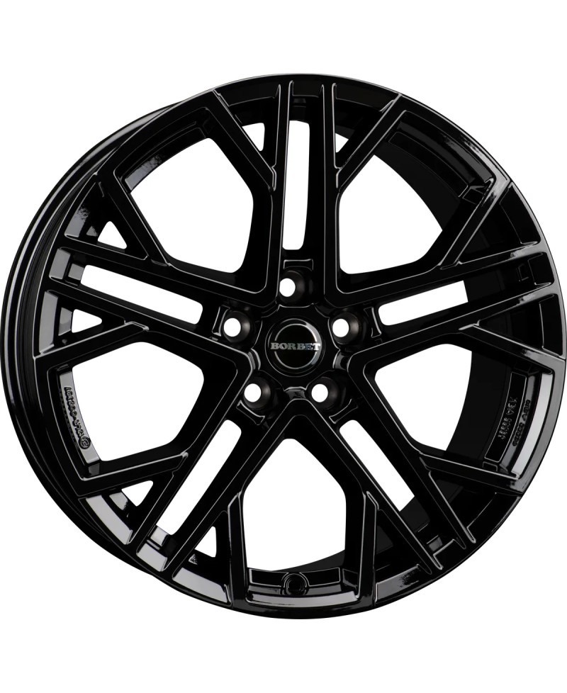 Jante Alu Borbet - XV black glossy  8,5x19 5x112 ET45 , Alésage 72.6