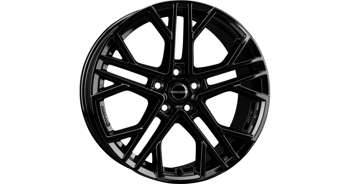 Jante Alu Borbet - XV black glossy  8,5x19 5x112 ET45 , Alésage 72.6
