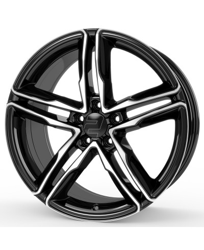 Jante Alu Wheelworld - 2DRV WH11/ SP+ Noir , Face polie  7,5x17 5x112 ET37 , Alésage 66.6