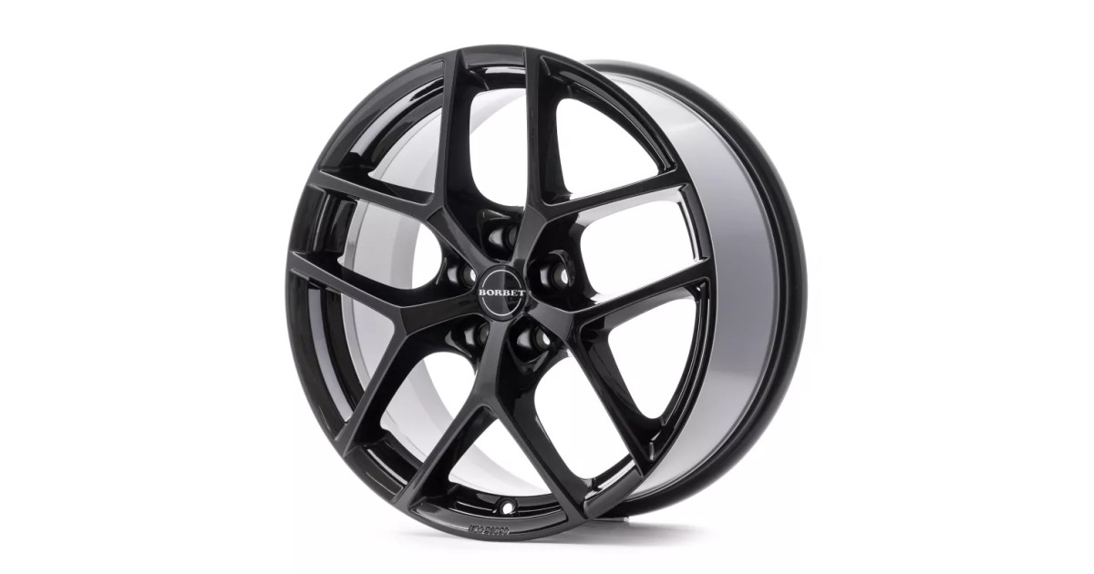 Jante Alu BORBET Y Black glossy 8,5x20 5x114.3 ET41 , Alésage 72.6