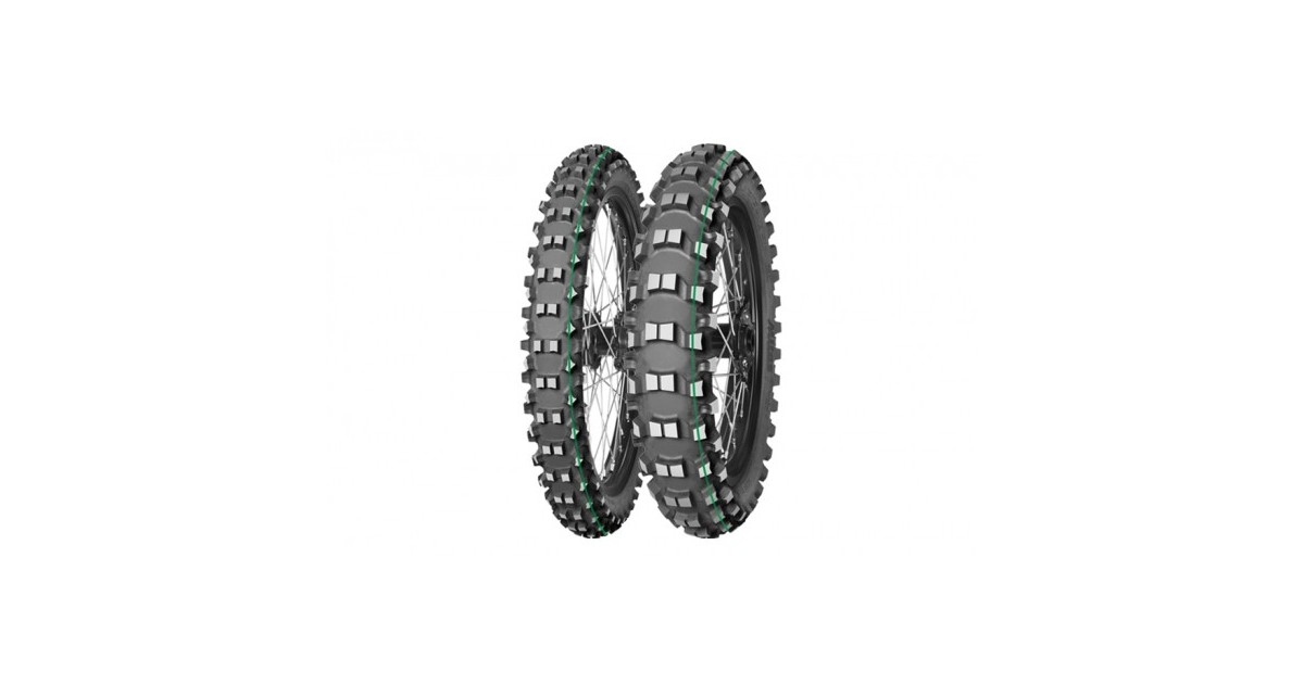 MITAS TERRA FORCE-MX SM SUPER LIGHT Rear 100/ 90 -19 57M  TT (Bande verte)