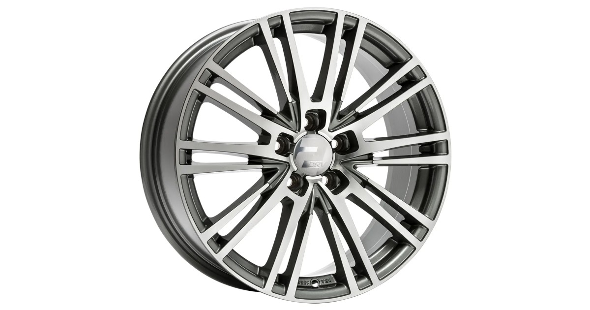Jante ALU, Wheelworld - 2DRV WH18/ DGP+ Daytona Gris Anthracite Face polie  8X18 5/ 112 ET30, Alésage 66.6