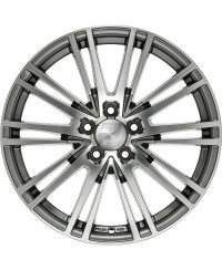Jante ALU, Wheelworld - 2DRV WH18/ DGP+ Daytona Gris Anthracite Face polie  8X18 5/ 112 ET30, Alésage 66.6
