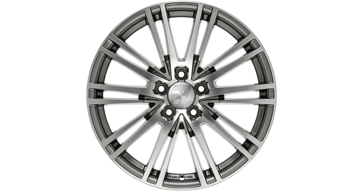 Jante ALU, Wheelworld - 2DRV WH18/ DGP+ Daytona Gris Anthracite Face polie  8X18 5/ 112 ET30, Alésage 66.6