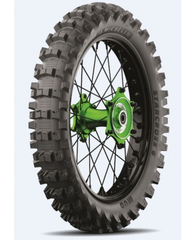 MICHELIN STARCROSS 6 MUD Rear 110/ 90 -19 62M , TT , NHS