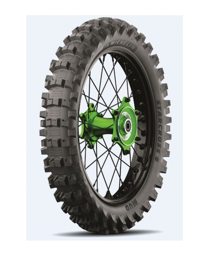 MICHELIN STARCROSS 6 MUD Rear 110/ 90 -19 62M , TT , NHS
