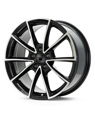 Jante ALU, Wheelworld - 2DRV WH28/ SP+ Noir , Face polie 8X18 5/114.3 ET40, Alésage 72.6