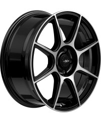Jante ALU, Axxion X2/ SP+  Noir, Face polie, 7X17 5/108 ET40, Alésage 72.6