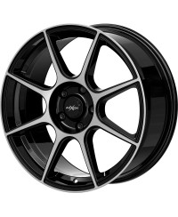 Jante ALU, Axxion  X2/ SP+  Noir, Face polie, 8X19 5/114.3 ET35, Alésage 72.6